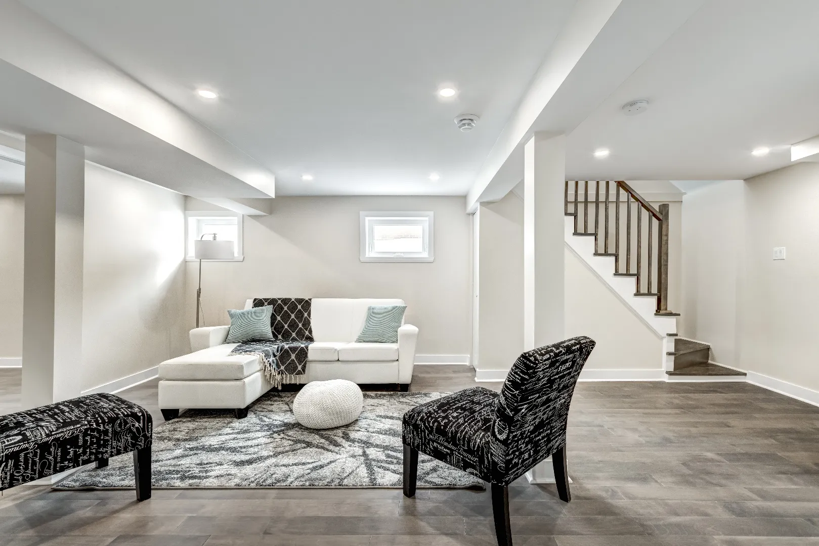 Luxury Canadian home completely renovated after professional basement waterproofing in Toronto